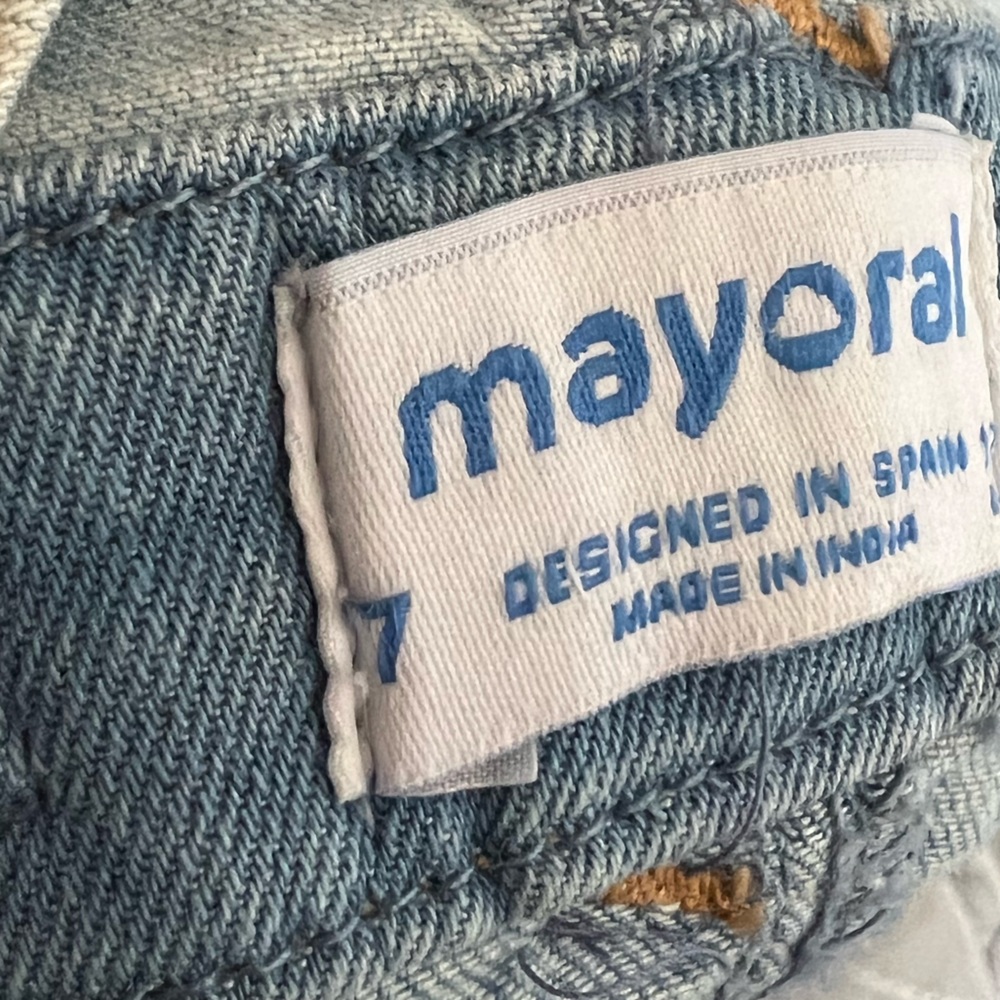 Mayoral Overall Dungaree tutu Dress size 7 - Picture 5 of 6